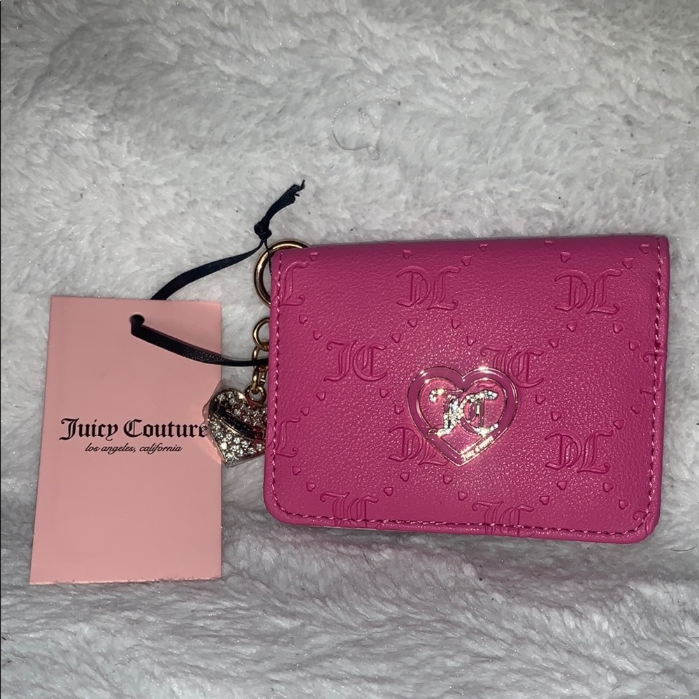 Juicy Couture Fuchsia Card Wallet